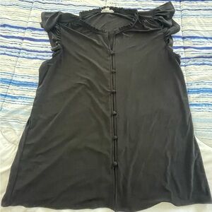 Elegant Black Women's Top